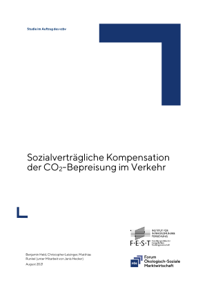 Sozialverträgliche Kompensation der CO2-Bepreisung im Verkehr