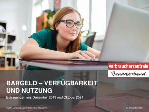 Verbraucherbefragung zu Bargeld | Umfrage im Auftrag des vzbv | Dezember 2019 und Oktober 2021