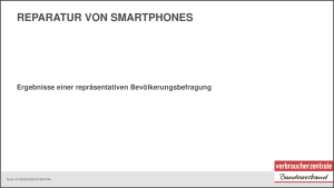 Chartbericht Smartphone-Reparatur