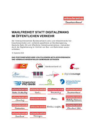 Wahlfreiheit statt Digitalzwang im öffentlichen Verkehr