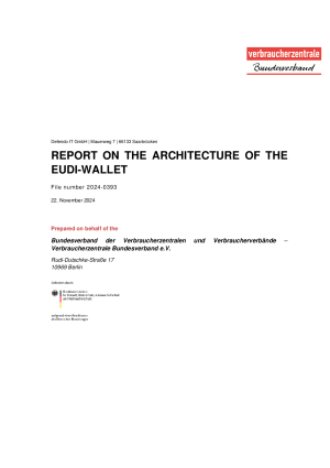 Report on the Architecture of the EUDI-Wallet (in English)