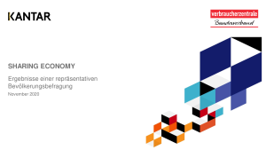 Sharing Economy | Umfrage im Auftrag des vzbv | November 2020