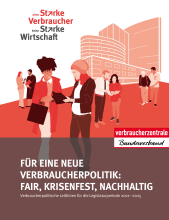 Leitlinienbroschüre des vzbv zur Bundestagswahl 2021
