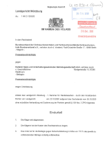 Urteil des LG Würzburg vom 23.10.2020 (1 HK O 1250/20), rechtskräftig