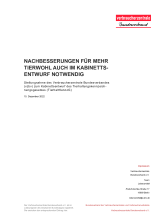Nachbesserungen für mehr Tierwohl auch im Kabinettsentwurf notwendig | Stellungnahme des vzbv | Dezember 2022
