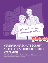 Leitlinienbroschüre des vzbv zur Bundestagswahl 2017